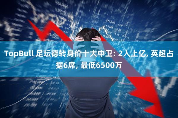 TopBull 足坛德转身价十大中卫: 2人上亿, 英超占据6席, 最低6500万